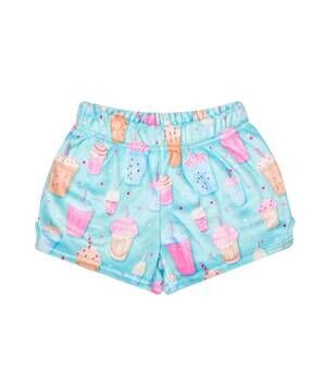 NEW ISCREAM girls milkshake plush shorts in multi